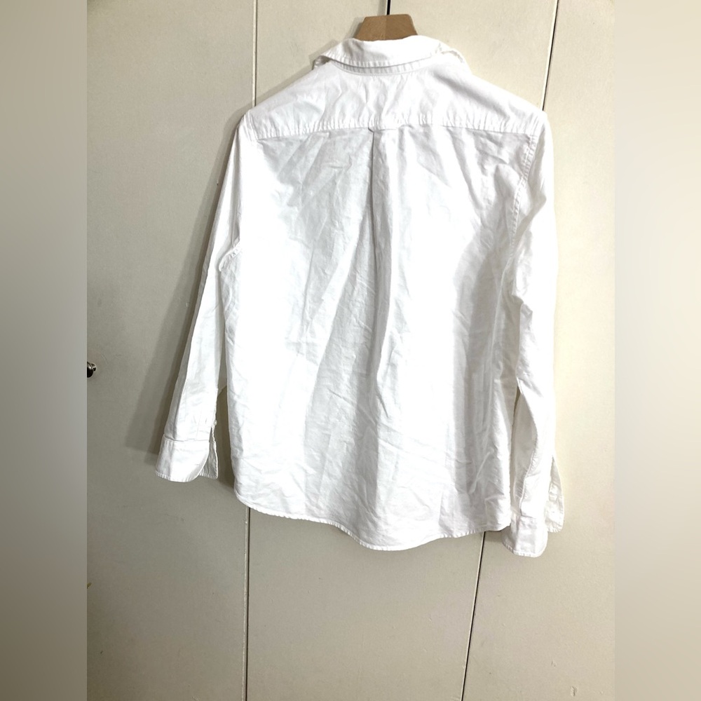 Everlane The Relaxed Oxford Shirt In White Size 12 - Picture 8 of 15